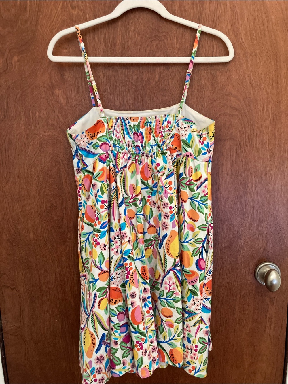 Anthropologie Fruit & Floral Print Romper Dress in Multi-Color - Picture 2 of 6